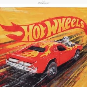 NWT  Tapestry Hot Wheels Open Road Tapestry